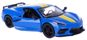 CHEVROLET CORVETTE LIVERY MODEL KINSMART 1:36 NIEB