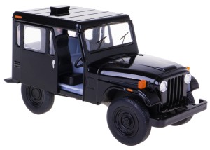 JEEP DJ-5B 1971 MODEL METALOWY KINSMART 1:26 CZARN