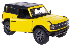 FORD BRONCO 2022 1:34 KINSMART MODEL METAL ŻÓŁTY