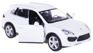 PORSCHE CAYENNE TURBO MODEL METAL 1:32/39 RMZ BIAŁ