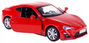 TOYOTA 86 MODEL METALOWY 1:32/39 RMZ CITY CZERWONY