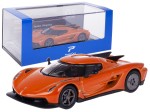 KOENIGSEGG JESKO ABSOLUT MODEL METAL 1:64 BOX 05 POMARAŃCZOWY