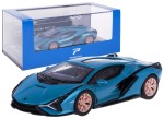 LAMBORGHINI SIAN FKP 37 MODEL METAL 1:64 BOX 08 TURKUSOWY
