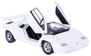 LAMBORGHINI COUNTACH LP 500S MODEL WELLY 1:34 BIAŁY