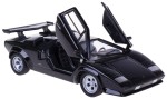 LAMBORGHINI COUNTACH LP 500S MODEL WELLY 1:34-39 CZARNY