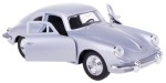 PORSCHE 356B MODEL METALOWY WELLY 1:34/39 SREBRNY