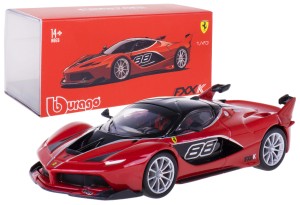 FERRARI FXX K SIGNATURE BBURAGO 1:43 BOX CZERWONY