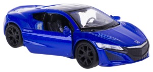 HONDA NSX 2017 MODEL METALOWY WELLY 1:34/39 NIEBIESKA