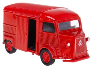 CITROEN TYPE H MODEL METALOWY WELLY 1:34/39 CZERWONY