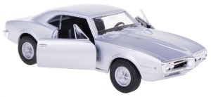 PONTIAC FIREBIRD 1967 MODEL METAL WELLY 1:34/39 SREBRNY