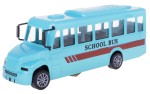 AUTOBUS SZKOLNY PLASTIK-METAL 17 CM NIEBIESKI