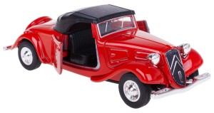 CITROEN 11B TRACTION AVANT 1939 MODEL WELLY 1:34/39 CZERWONY