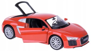 2016 AUDI R8 V10 MODEL METALOWY WELLY 1:24 CZERWONY