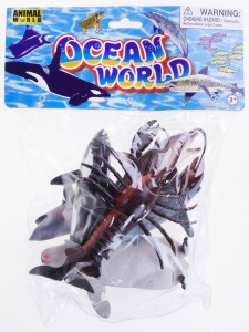 STWORZENIA MORSKIE REKIN DELFIN PINGWIN HSH034 !!