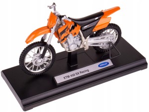 KTM 450 SX RACING MODEL METAL-PLASTIK  WELLY MOTOR 1:18