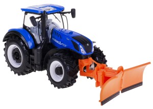 NEW HOLLAND T7.315 Z PŁUGIEM MET/PLAS BBURAGO 1:32