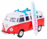 VOLKSWAGEN T1 VAN SAMBA Z DESKĄ 1:40 MAISTO CZERWO