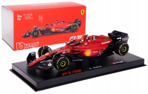 FERRARI F1-75 MODEL F1 BBURAGO 1:43 #55 Sainz BOX