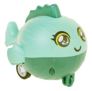 RYBKA FUGU 8 CM PO NACIŚNIĘCIU JEŹDZI DO PRZODU ZIELONA