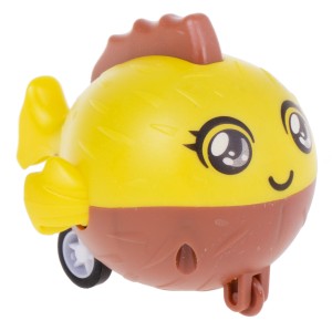 RYBKA FUGU 8 CM PO NACIŚNIĘCIU JEŹDZI DO PRZODU ŻÓŁTA