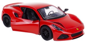 LOTUS EMIRA MODEL METALOWY NAPĘD 1:34 KINSMART CZERWONY