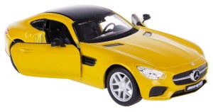 MERCEDES-AMG GT MODEL METALOWY BBURAGO 1:32 ŻÓŁTY