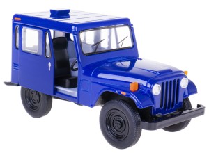 JEEP DJ-5B 1971 MODEL METALOWY NAPĘD KINSMART 1:26 BOX NIEBIESKI
