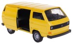 VOLKSWAGEN T3 VAN MODEL METALOWY WELLY 1:34/39 ŻÓŁTY