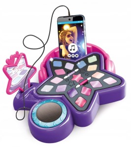 MUZYCZNY MAKIJAŻ CRAZY CHIC ZESTAW DO MALOWANIA Z GŁOŚNIKAMI CLEMENTONI