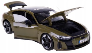AUDI RS E-TRON GT 2022 MODEL METALOWY BBURAGO 1:18 ZIELONY