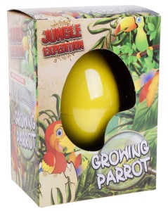 PAPUGA WYKLUWAJĄCA SIĘ Z JAJKA PAPUGA W JAJKU ROSNĄCA