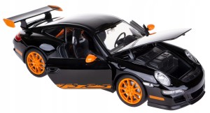 PORSCHE 911 GT3 RS MODEL METALOWY  WELLY 1:24 CZARNY