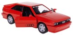 AUDI QUATTRO 1980 MODEL METALOWY RMZ 1:32/39 CZERWONY