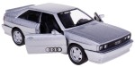 AUDI QUATTRO 1980 MODEL METALOWY RMZ 1:32/39 SREBRNY