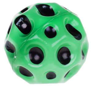 PIŁKA MOCNO ODBIJAJĄCA 7 CM MIĘKKA SKOCZNA ZIELONA