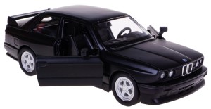 BMW M3 E30 MODEL METALOWY RMZ 1:32/39 CZARNY MAT