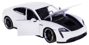 PORSCHE TAYCAN TURBO S MODEL METALOWY WELLY 1:24 BIAŁY