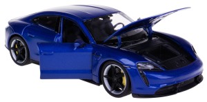 PORSCHE TAYCAN TURBO S MODEL METALOWY WELLY 1:24 GRANATOWY