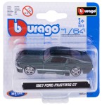 FORD MUSTANG GT 1967 MODEL METALOWY BBURAGO 1:64 ZIELONY