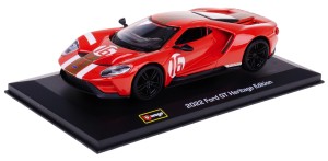 FORD GT 2022 HERITAGE EDITION #16 MODEL METALOWY BBURAGO 1:32 BOX
