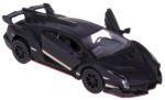 LAMBORGHINI VENENO MODEL METALOWY KINSMART SKALA 1:36 CZARNY MAT
