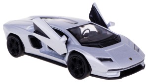 LAMBORGHINI COUNTACH LPI 800-4 MODEL METALOWY WELLY 1:34-39 SREBRNY