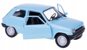 RENAULT 5 MODEL METALOWY WELLY 1:34/39 NIEBIESKI