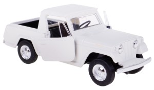 JEEP JEEPSTER COMMANDO PICK-UP 1967 MODEL METALOWY WELLY 1:34/39 BIAŁY
