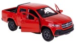 MERCEDES-BENZ X-CLASS MODEL METAL WELLY 1:34/39 CZERWONY