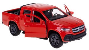 MERCEDES-BENZ X-CLASS MODEL METAL WELLY 1:34/39 CZERWONY