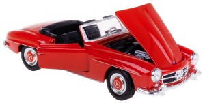 MERCEDES-BENZ 190 SL 1955 MODEL METALOWY WELLY 1:24 CZERWONY