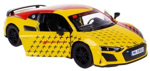 AUDI R8 COUPE 2020 MODEL METALOWY KINSMART 1:36 ŻÓŁTY