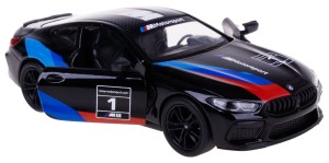 BMW M8 COMPETITION COUPE MODEL METALOWY KINSMART 1:38 CZARNY