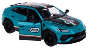 LAMBORGHINI URUS PERFORMANTE MODEL METALOWY KINSMART 1:40 TURKUSOWY